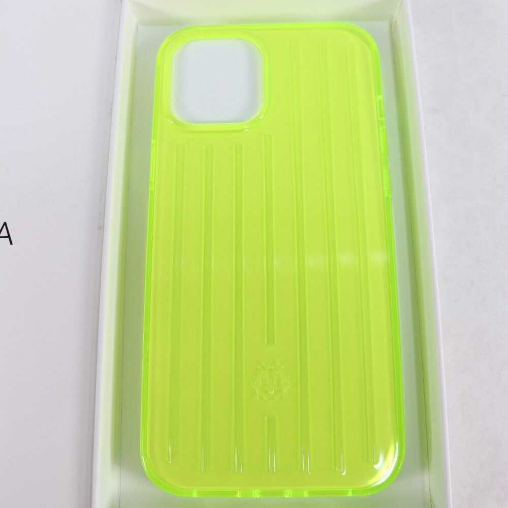 Rimowa Iphone 12 Pro Max Neon Yellow Phone Case New - Picture 2 of 7